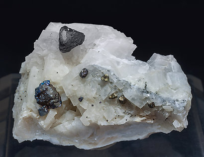 Chalcopyrite with Dolomite and Calcite.