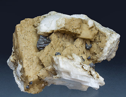 Chalcopyrite with Dolomite and Calcite.