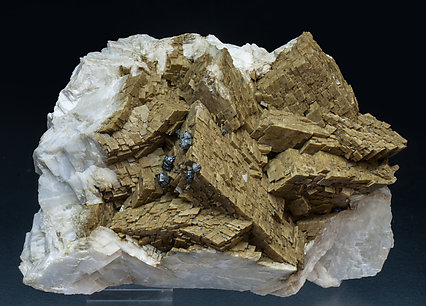 Chalcopyrite with Dolomite and Calcite. 