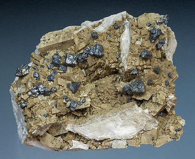 Chalcopyrite with Dolomite and Calcite.