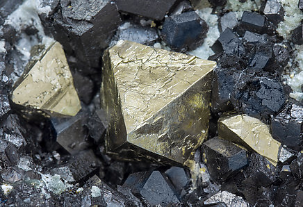 Pyrite with Magnetite. 