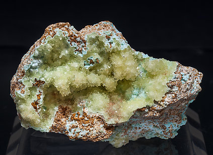 Senegalite with Turquoise and Crandallite. 