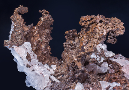 Copper with Calcite. 