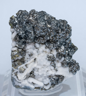 Miargyrite with Quartz and Chalcopyrite. 