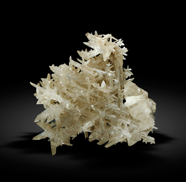 Twinned Cerussite.