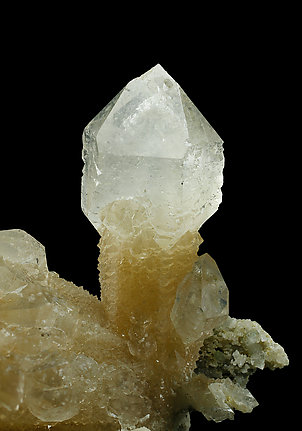 Quartz with inclusions, Calcite-Dolomite and Magnetite. 