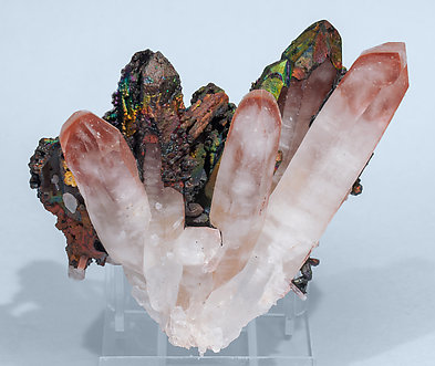 Quartz with Hematite.