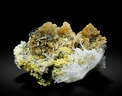 Roweite with Olshanskyite, Magnetite and Andradite.