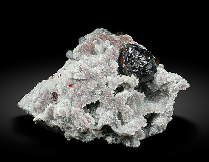 Sphalerite with Galena and Quartz.