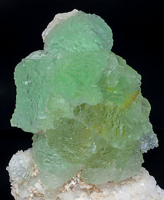 Fluorite with Quartz. 