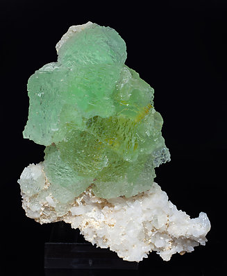 Fluorite with Quartz. 