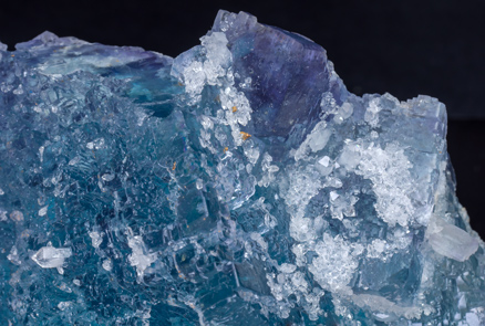 Fluorite with Quartz. 