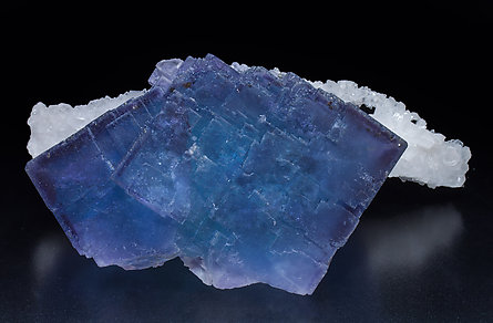 Fluorite with Quartz. Top