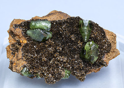 Ludlamite with Siderite.