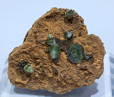 Ludlamite with Siderite.