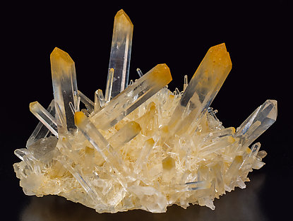 Quartz with inclusions.