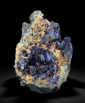 Azurite with Malachite. 