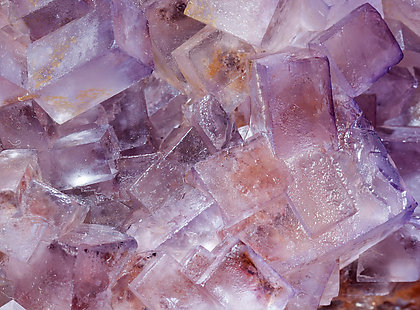 Fluorite with Calcite. 