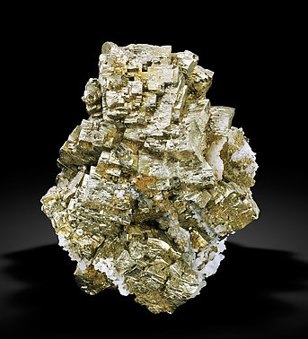 Pyrite with Quartz. Front