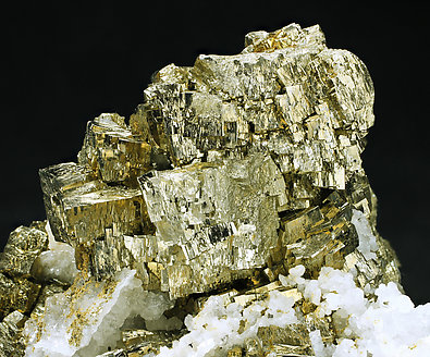 Pyrite with Quartz. 