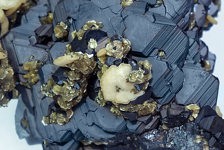 Sphalerite with Siderite, Muscovite and Quartz. 