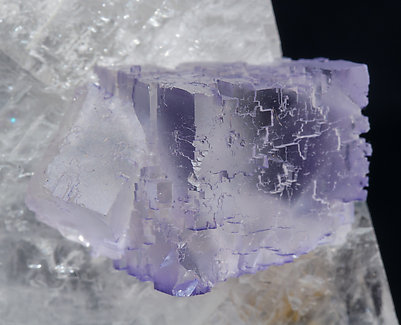 Celestine with Fluorite. 