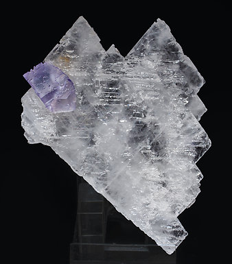 Celestine with Fluorite. Front