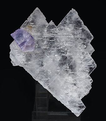 Celestine with Fluorite.