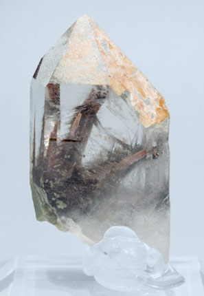 Quartz with inclusion of Brookite and Rutile. Rear