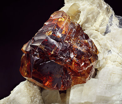 Sphalerite with Calcite and Dolomite. 