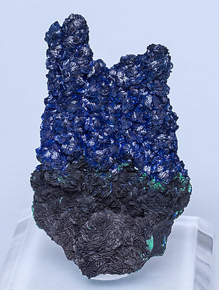 Azurite with Malachite.