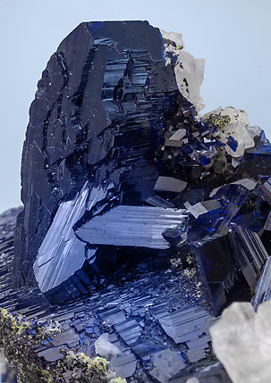 Azurite with Cerussite. 