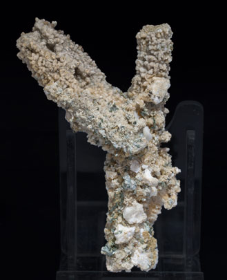 Calcite (variety kanonenspat) with Chlorite and Prehnite. Rear