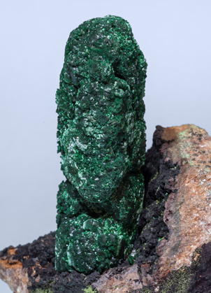 Malachite after Azurite. Side