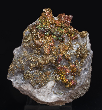 Pyrite with Calcite. 