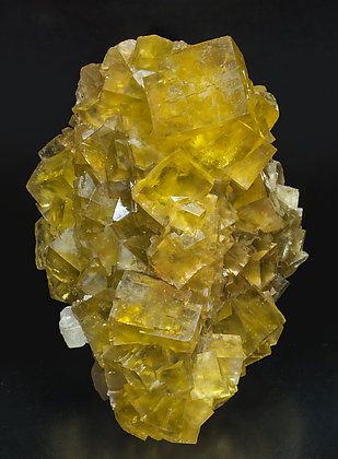 Fluorite with Calcite.