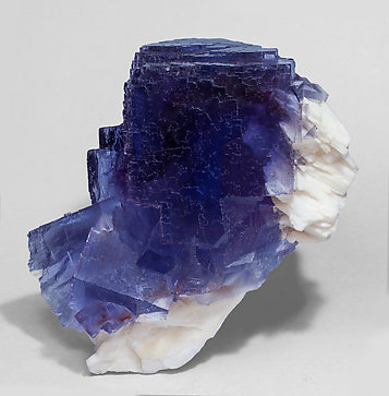 Fluorite with Baryte. Front