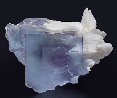 Fluorite with Baryte.