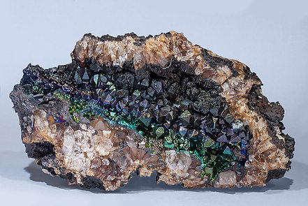 Quartz with Goethite.