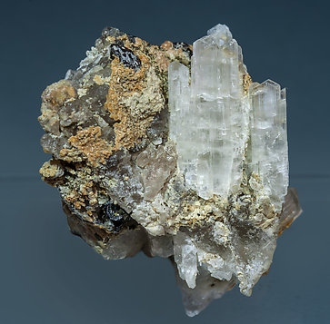 Eudidymite with Aegirine and Quartz.