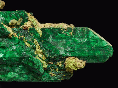 Malachite after Azurite. 