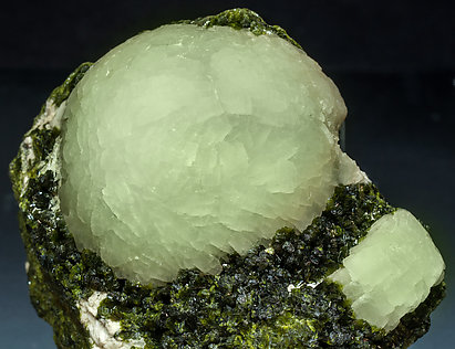 Prehnite with Epidote and Feldspar. 