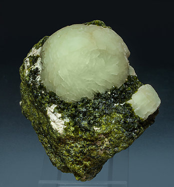 Prehnite with Epidote and Feldspar. 