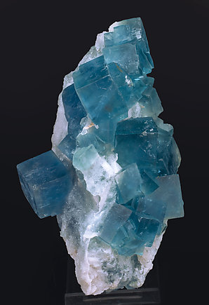 Fluorite with Quartz.