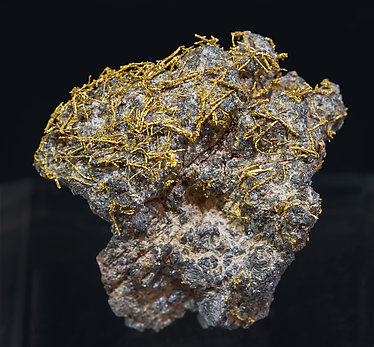 Gold with Skutterudite and Erythrite.