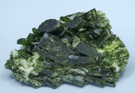 Diopside with Quartz. Front
