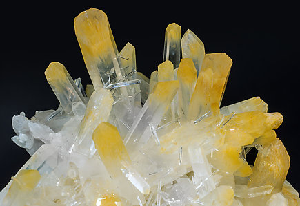 Quartz with inclusions. 