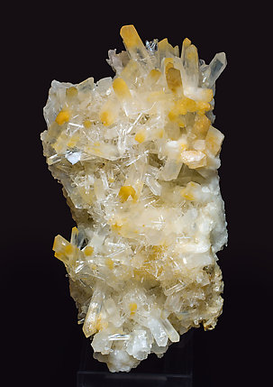 Quartz with inclusions. Side