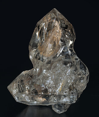 Quartz with inclusions. Side