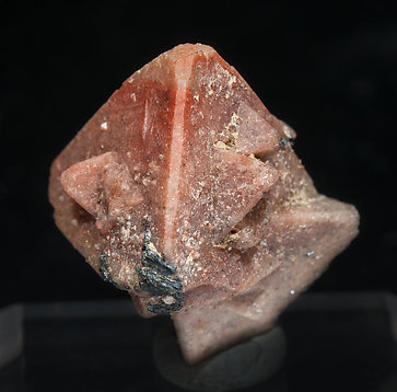 Zunyite with Hematite. Rear